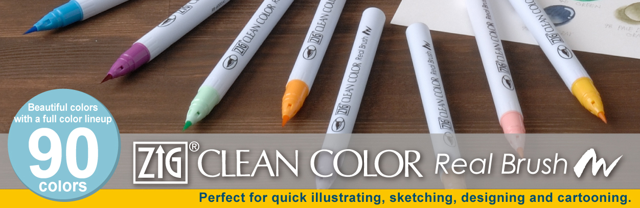 Kuretake Zig Clean Color Color Chart